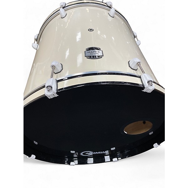 Used Mapex 3 Piece Mydentity Polar White Drum Kit