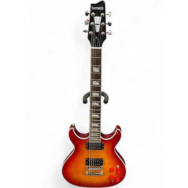 Used Eastwood ESPIRIT ULTRA 2 Tone Sunburst Solid Body Electric Guitar