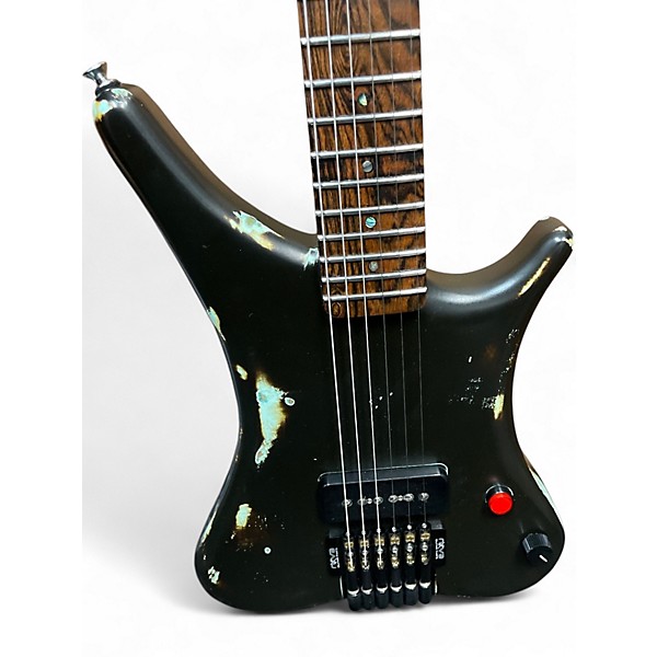 Used Anesidora amoeba Relic'D black  Hollow Body Electric Guitar