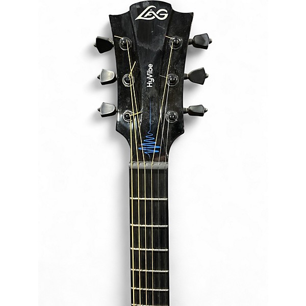 Used Lag Guitars THV20DCE Natural Acoustic Electric Guitar