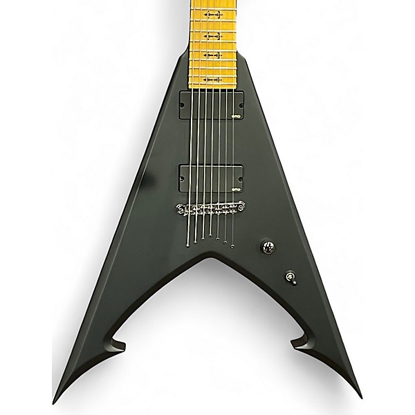 Used Schecter Guitar Research Jeff Loomis JLV 7 NT Black Solid Body Electric Guitar
