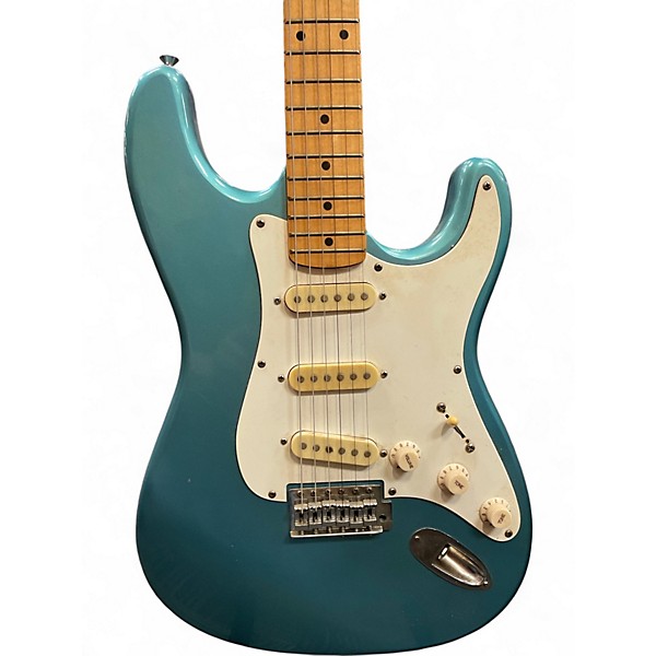 Used Hondo DELUXE SERIES 760 Metallic Blue Solid Body Electric Guitar