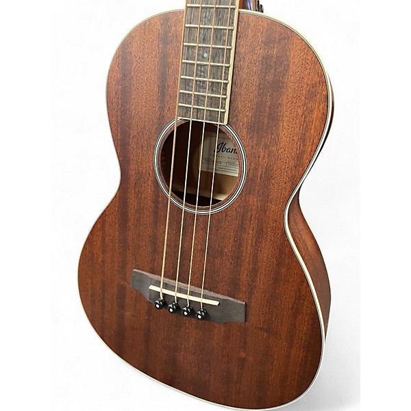 Used Ibanez PNB14E Natural Acoustic Bass Guitar