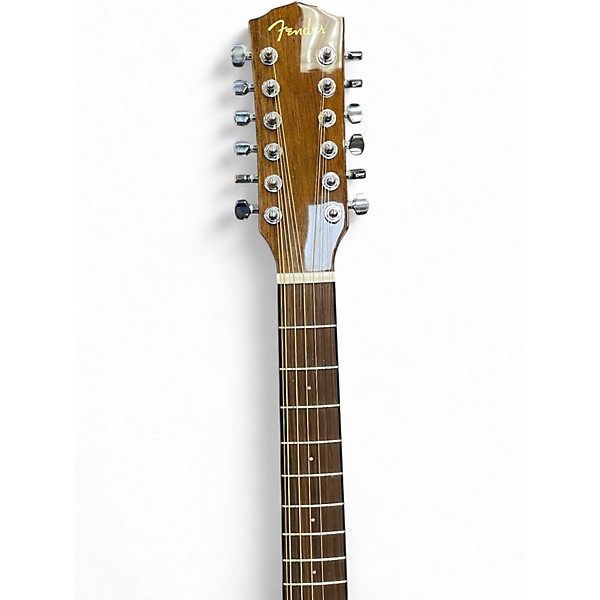 Used Fender CD60SCE 12 STRING Natural 12 String Acoustic Electric Guitar