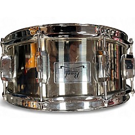 Used Pearl 14in STEEL SHELL Silver Drum