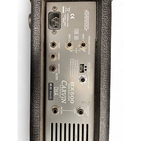 Used Carvin BX600 Bass Amp Head