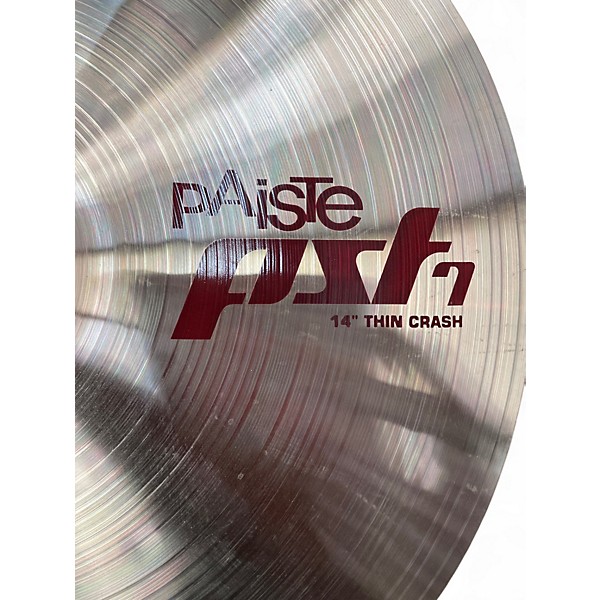 Used Paiste 14in PST7 THIN CRASH Cymbal