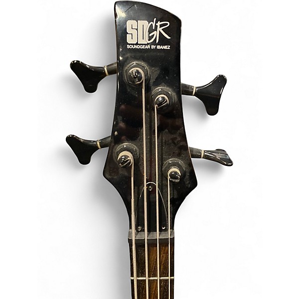 IBANEZ SR400 MADE IN JAPAN BLK 富士弦製 Used Ibanez SR400 Black Electric Bass Guitar Black | Guitar