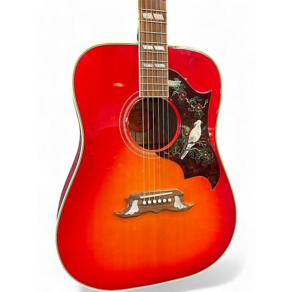 Used Gibson Dove Original Vintage Cherry Sunburst Acoustic Electric Guitar