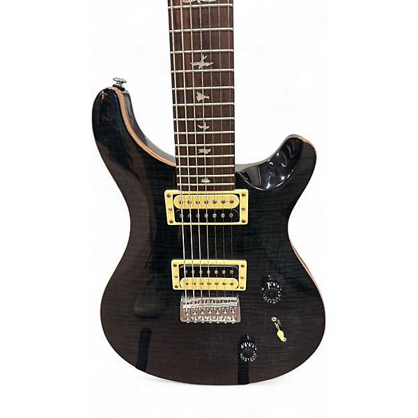 Used PRS SE SVN Black Solid Body Electric Guitar