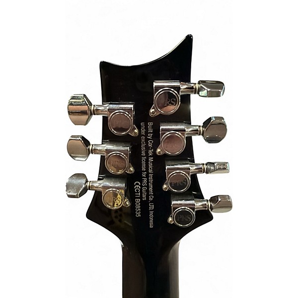 Used PRS SE SVN Black Solid Body Electric Guitar