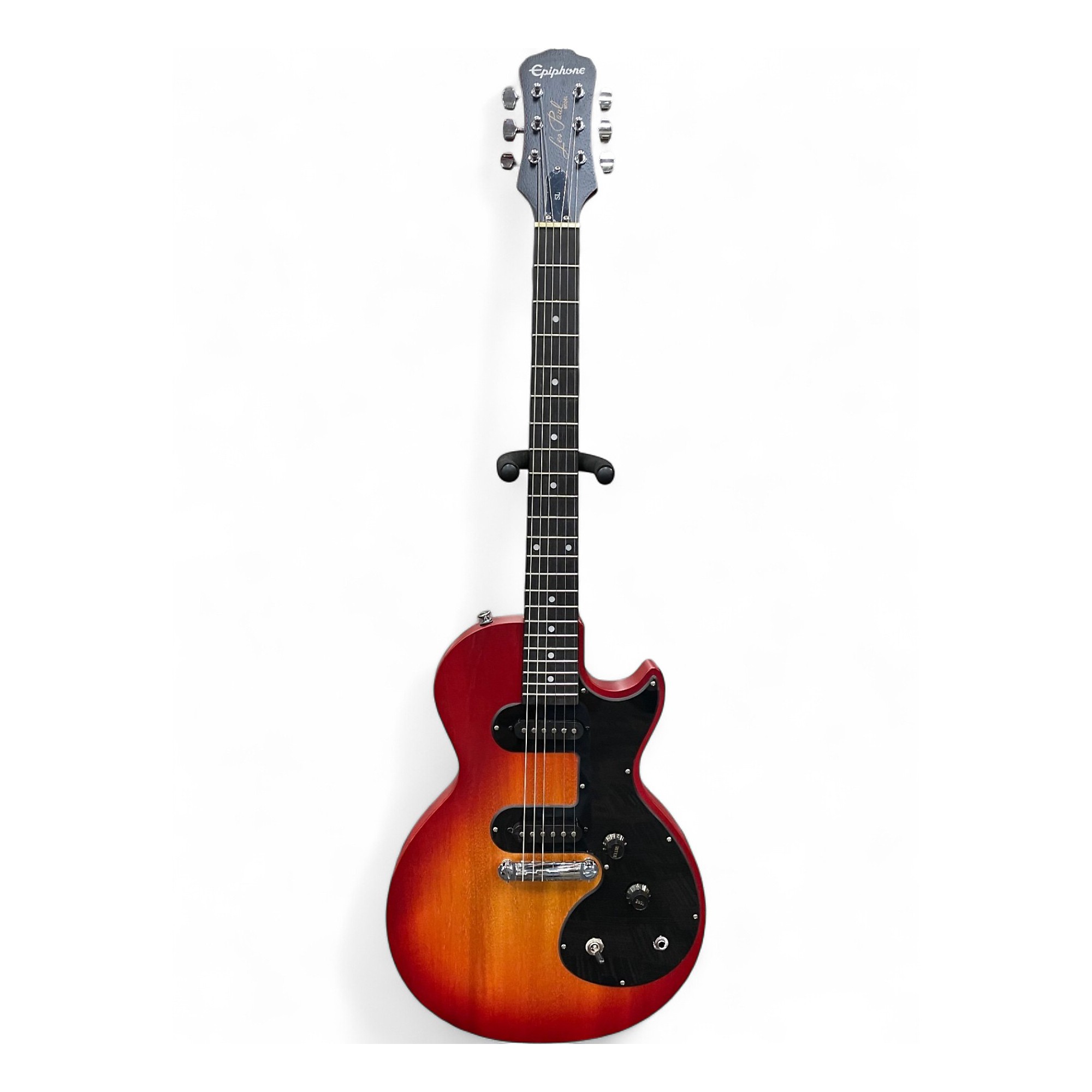 2018年製【Epiphone|Les Paul】Cherry Epiphone Les Paul Acoustic/Electric Concert Ukulele Heritage
