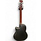Used Ovation 1861AX-5 Standard Balladeer black green Acoustic Electric Guitar