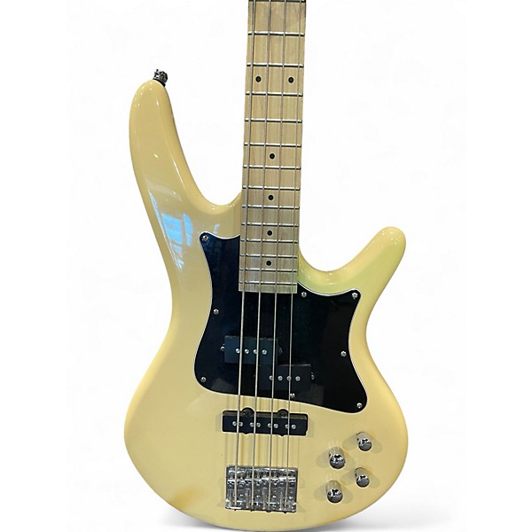 Used Ibanez SDGR 1P-01 Alpine White Electric Bass Guitar
