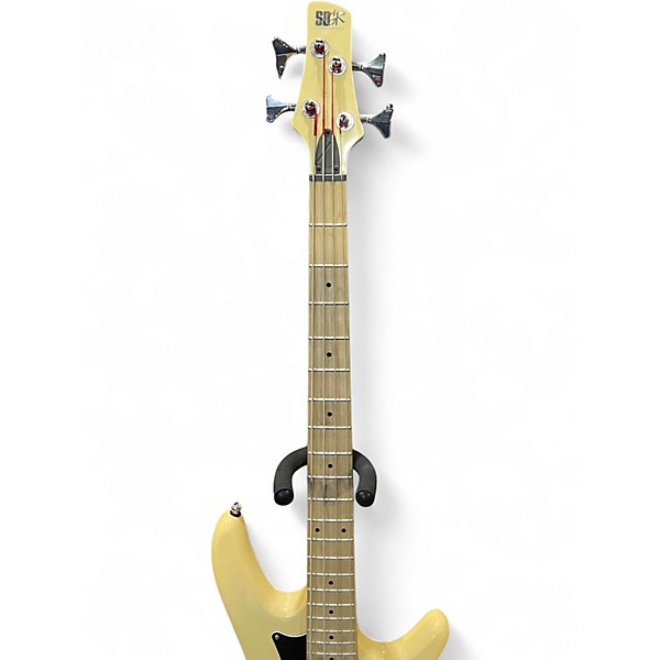 Used Ibanez SDGR 1P-01 Alpine White Electric Bass Guitar