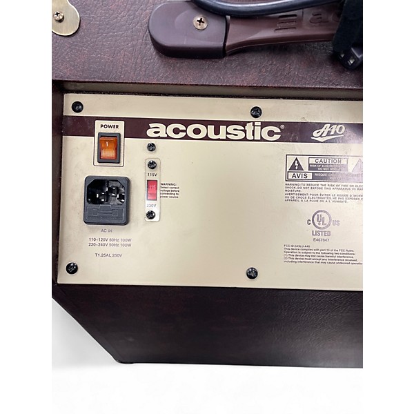 Used Acoustic A40 40W Acoustic Guitar Combo Amp