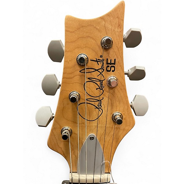 Used PRS SE Silver Sky Moon White Solid Body Electric Guitar