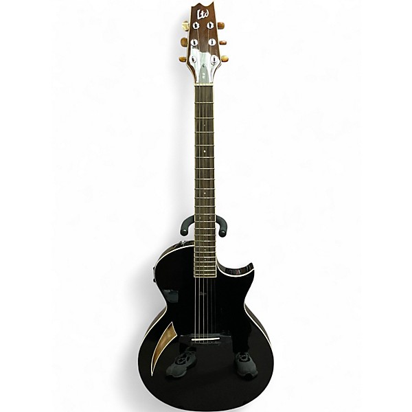 Used ESP LTD TL6 Black Acoustic Electric Guitar Black