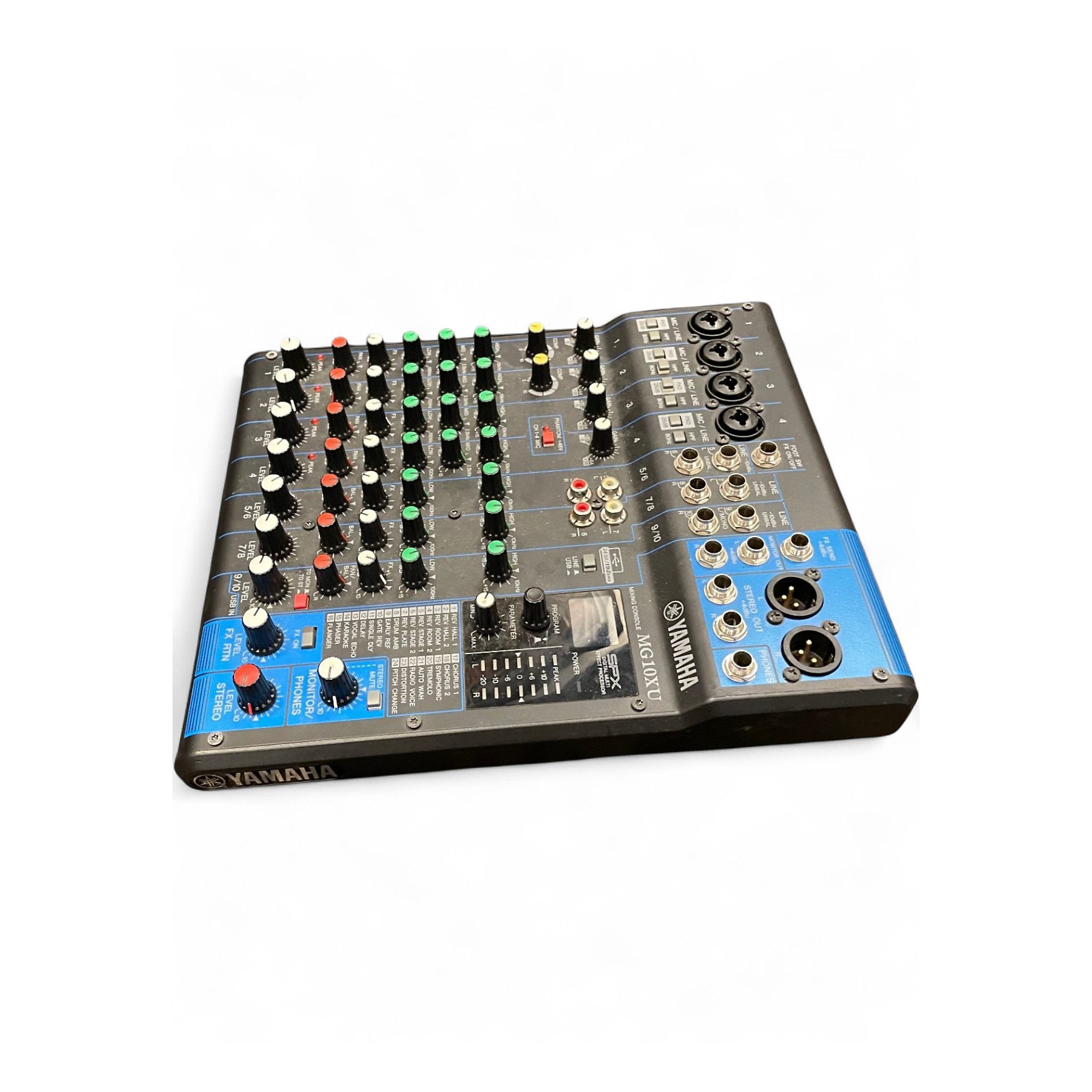 Used Yamaha MG10XU 10 Channel Mixer with Effects Unpowered