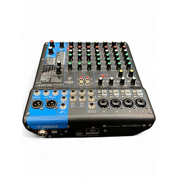 Used Yamaha MG10XU 10 Channel Mixer with Effects Unpowered Mixer
