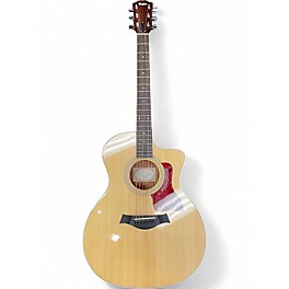 Used Taylor 214CE Natural Acoustic Electric Guitar