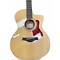 Used Taylor 214CE Natural Acoustic Electric Guitar