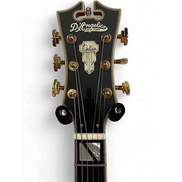 Used D'Angelico DELUXE SS Wine Red Hollow Body Electric Guitar