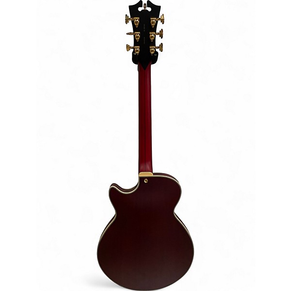 Used D'Angelico DELUXE SS Wine Red Hollow Body Electric Guitar