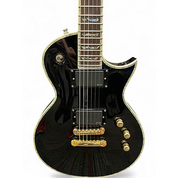 Used ESP LTD EC1000 Deluxe Black Solid Body Electric Guitar