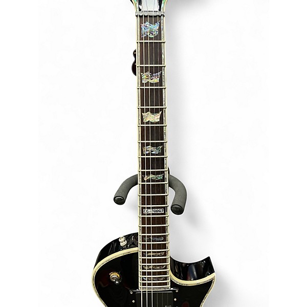 Used ESP LTD EC1000 Deluxe Black Solid Body Electric Guitar