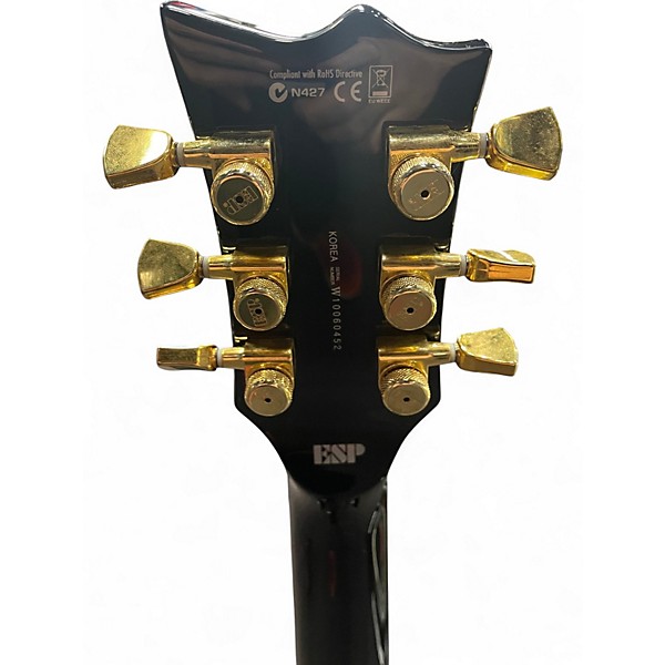 Used ESP LTD EC1000 Deluxe Black Solid Body Electric Guitar