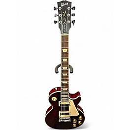 Used Gibson Les Paul Traditional Pro V Trans Crimson Red Solid Body Electric Guitar
