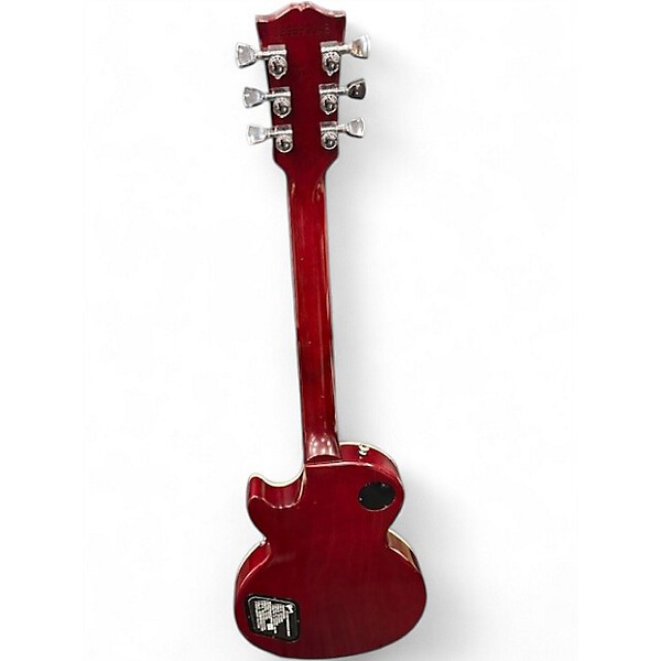 Used Gibson Les Paul Traditional Pro V Trans Crimson Red Solid Body Electric Guitar