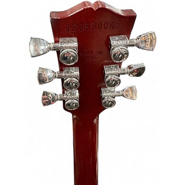 Used Gibson Les Paul Traditional Pro V Trans Crimson Red Solid Body Electric Guitar