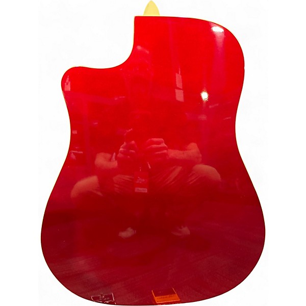 Used Fender Redondo Player Car Fiesta Red Acoustic Electric Guitar