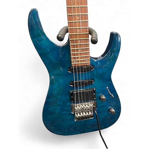 Used ESP MH103QM Blue Solid Body Electric Guitar