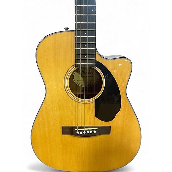 Used Fender CC60SCE Natural Acoustic Electric Guitar
