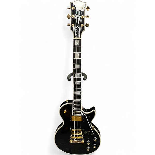 Used Epiphone Inspired by Gibson Custom Les Paul Custom Black Solid Body Electric Guitar