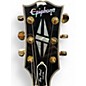 Used Epiphone Inspired by Gibson Custom Les Paul Custom Black Solid Body Electric Guitar