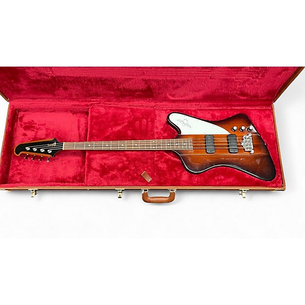 Used Gibson Thunderbird 3 Tone Sunburst Electric Bass Guitar
