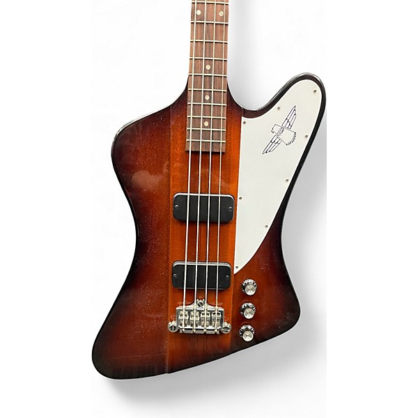Used Gibson Thunderbird 3 Tone Sunburst Electric Bass Guitar