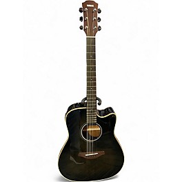 Used Yamaha A1M Black Acoustic Electric Guitar