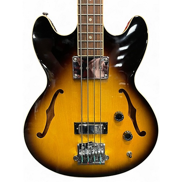 Used Gibson Midtown 2 Tone Sunburst Electric Bass Guitar