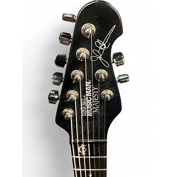 Used Ernie Ball Music Man Majesty 7 STEALTH BLACK Solid Body Electric Guitar
