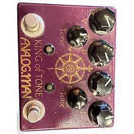 Used Analogman King of tone Effect Pedal