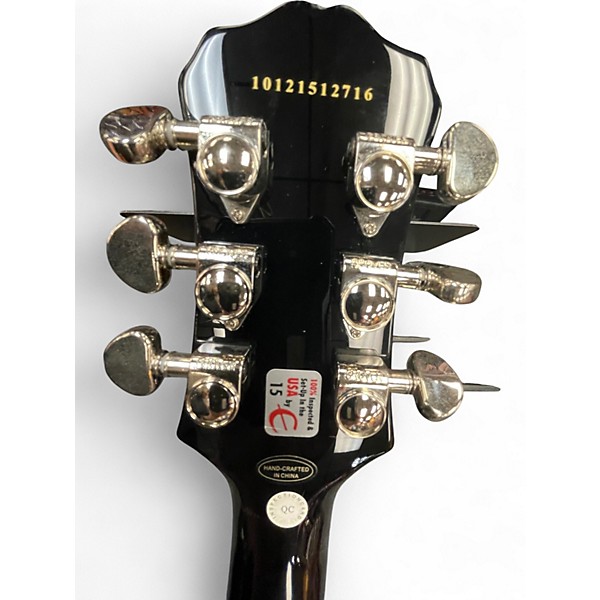 Used Epiphone Les Paul Studio Black Solid Body Electric Guitar