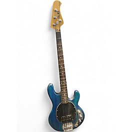 Used Sterling by Music Man Sub 4 Blue Agave Electric Bass Guitar