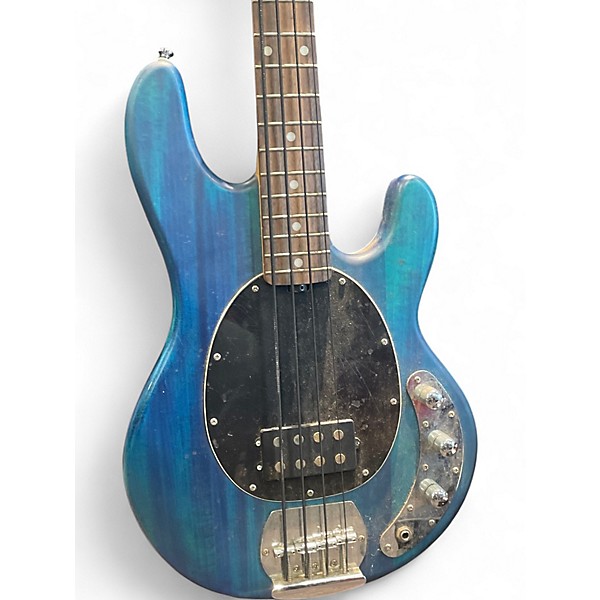 Used Sterling by Music Man Sub 4 Blue Agave Electric Bass Guitar