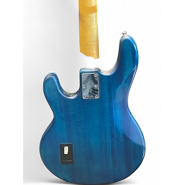 Used Sterling by Music Man Sub 4 Blue Agave Electric Bass Guitar