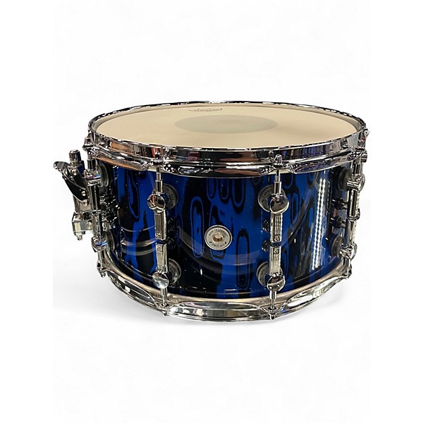 Used SONOR 14X6.5 SQ2  Blue Tribal Drum